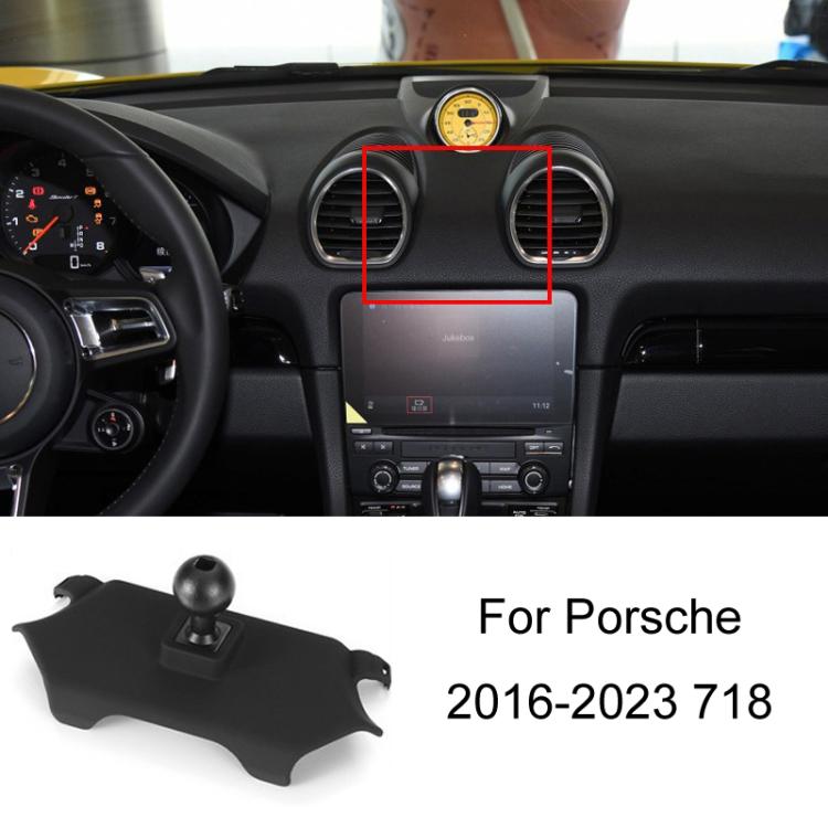 For Porsche Car-Mounted Mobile Phone Navigation Holder Base, Model: 16-23 718 - Special Car Holders by buy2fix | Online Shopping UK | buy2fix