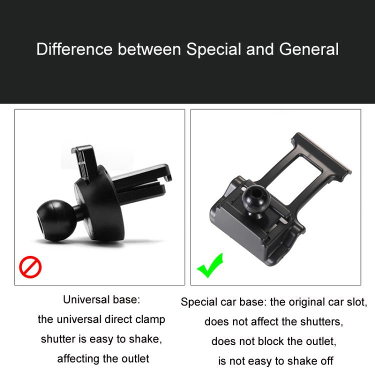 For MorrisGarages Car-Mounted Special Mobile Phone Navigation Bracket Base, Model: 17-22 ZS/EZS - Special Car Holders by buy2fix | Online Shopping UK | buy2fix