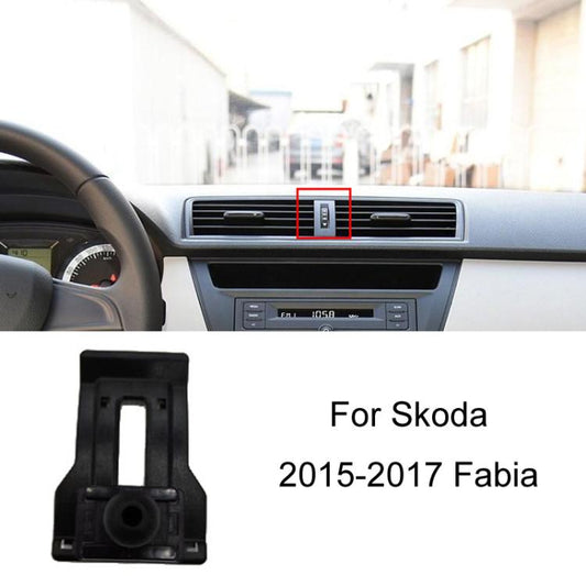 For Skoda Car Special Mobile Phone Navigation Bracket Base, Model: 15-17 Fabia - Special Car Holders by buy2fix | Online Shopping UK | buy2fix