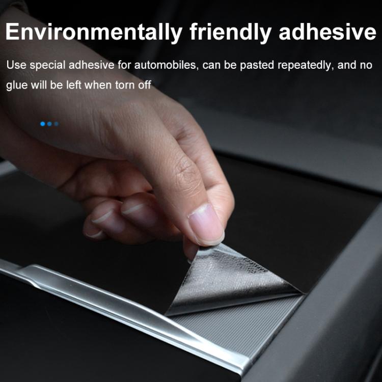 For Tesla Model 3 Renewed Center Console Panel Protection Sticker, Color: Frosted Black - Car Interior Mouldings by buy2fix | Online Shopping UK | buy2fix