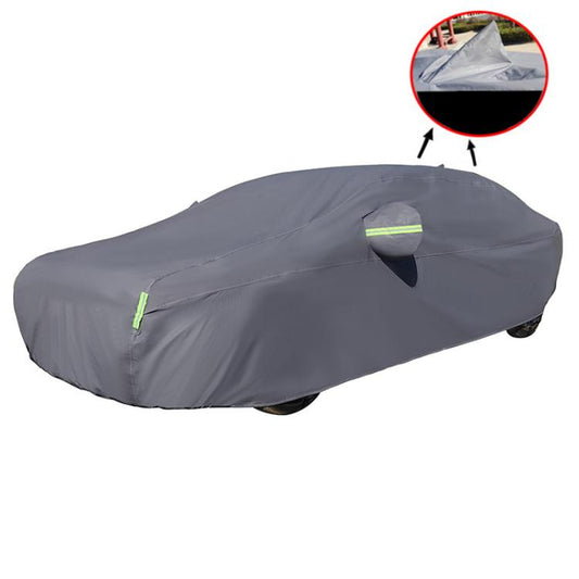 Hatchback Car EVA Plus Velvet Thickened Heat Insulation Sunshade With Shark Fin, Size: XXL 5.2x1.85x1.75m - PE Material by buy2fix | Online Shopping UK | buy2fix