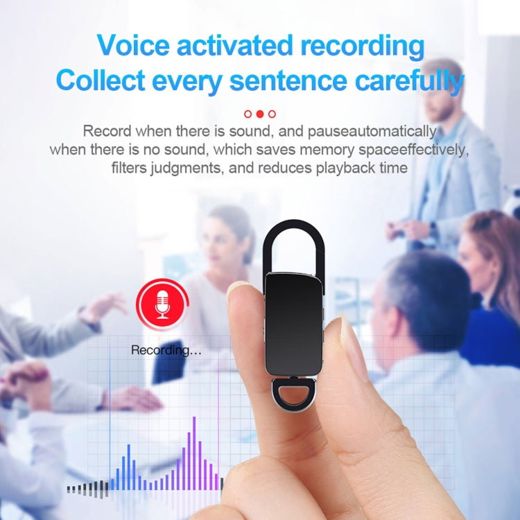 S20 64GB Keychain HD Noise Reduction Portable Recording Pen - U-Disk Recorder by buy2fix | Online Shopping UK | buy2fix