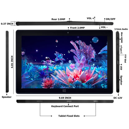 LZ1003 Tablet PC, 10.1 inch, 8GB+128GB, Windows 11, Intel Gemini Lake N4000 Dual Core, Not Included Keyboard - Other by buy2fix | Online Shopping UK | buy2fix