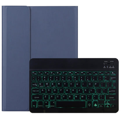 DY-P10-S 2 in 1 Removable Bluetooth Keyboard + Protective Leather Tablet Case with Backlight & Holder for Lenovo Tab P10 10.1 inch(Blue) - Lenovo Keyboard by buy2fix | Online Shopping UK | buy2fix