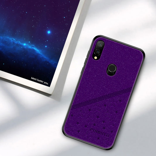 PINWUYO Full Coverage Waterproof Shockproof PC+TPU+PU Case for Xiaomi Redmi Note 7 (Purple) - Xiaomi Cases by PINWUYO | Online Shopping UK | buy2fix