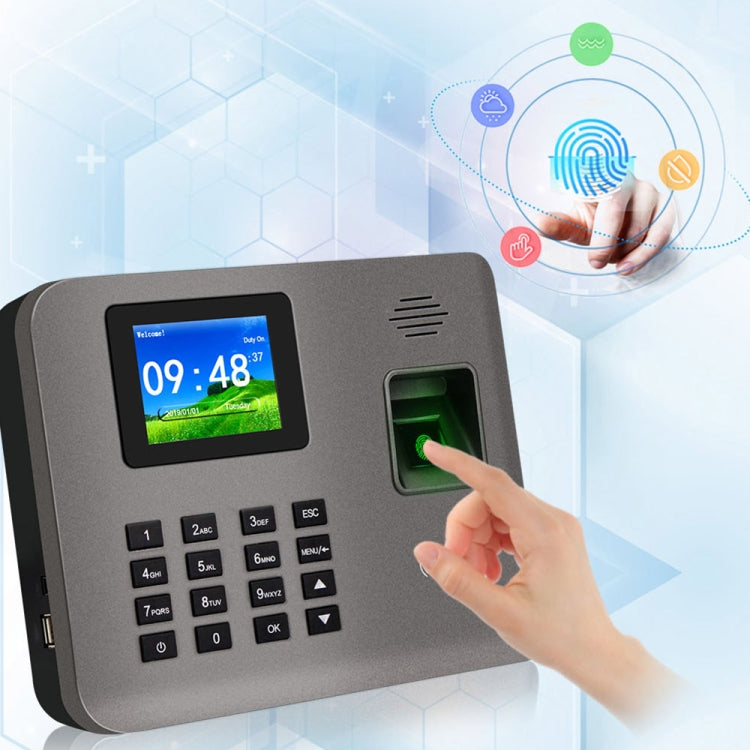 Realand AL325D Fingerprint Time Attendance with 2.4 inch Color Screen & ID Card Function & WiFi & Battery - Security by Realand | Online Shopping UK | buy2fix