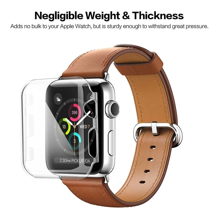 For Apple Watch Series 3 38mm Transparent PC Protective Case - Smart Wear by buy2fix | Online Shopping UK | buy2fix