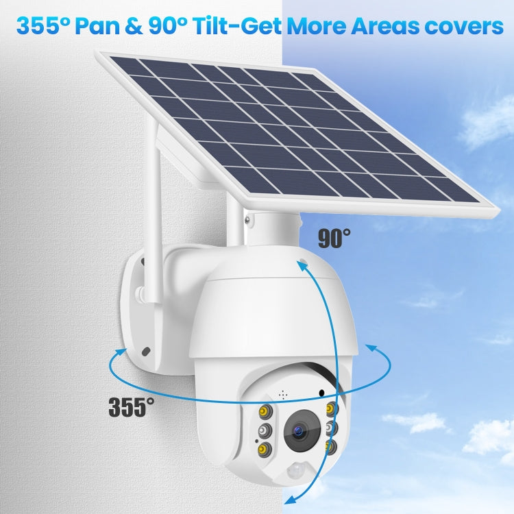 T16 1080P Full HD 4G (EU Version) Network Monitoring Solar Powered Camera, Support PIR + Radar Alarm, Night Vision, Two Way Audio, TF Card - Security by buy2fix | Online Shopping UK | buy2fix