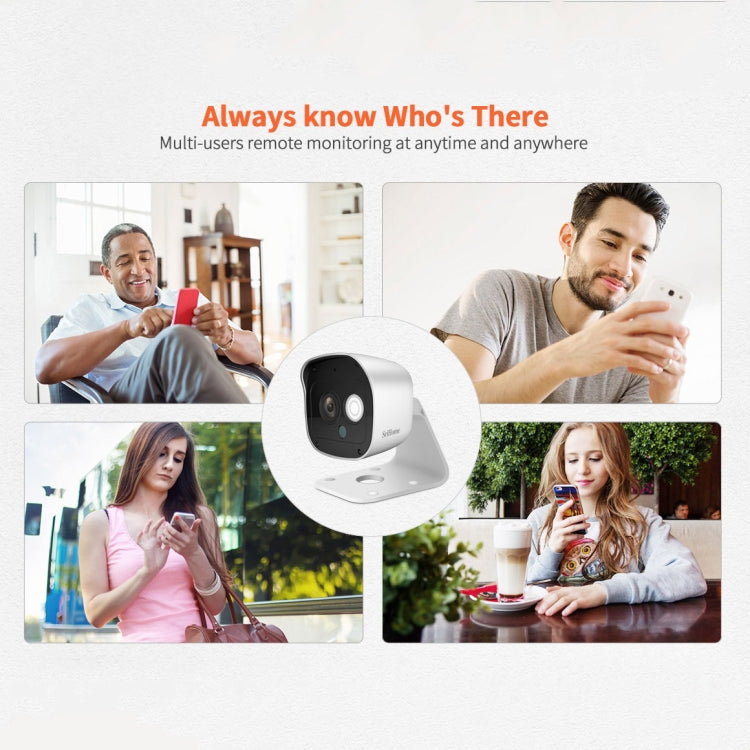 SriHome SH029 3.0 Million Pixels 1296P HD AI Camera, Support Two Way Talk / Motion Detection / Humanoid Detection / Night Vision / TF Card, AU Plug - Security by SriHome | Online Shopping UK | buy2fix