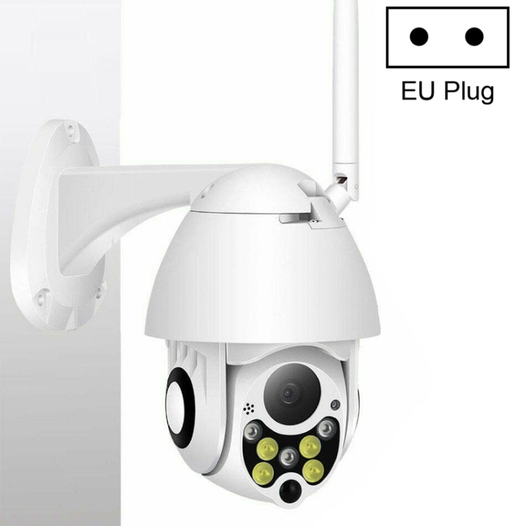 Wireless Surveillance Camera HD PTZ Home Security Outdoor Waterproof Network Dome Camera, Support Night Vision & Motion Detection & TF Card, EU Plug - Security by buy2fix | Online Shopping UK | buy2fix