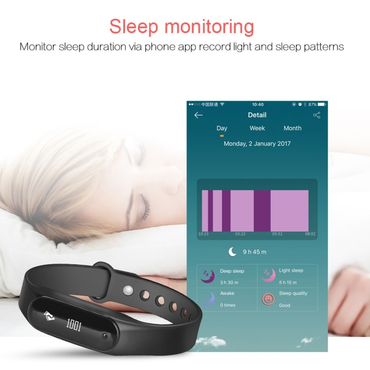 CHIGU C6 0.69 inch OLED Display Bluetooth Smart Bracelet, Support Heart Rate Monitor / Pedometer / Calls Remind / Sleep Monitor / Sedentary Reminder / Alarm / Anti-lost, Compatible with Android and iOS Phones (Green) - Smart Wear by buy2fix | Online Shopping UK | buy2fix