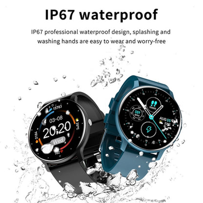 ZL02D 1.28 inch IP67 Waterproof Steel Band Smart Watch Support Heart Rate Monitoring (Gold) - Smart Watches by buy2fix | Online Shopping UK | buy2fix