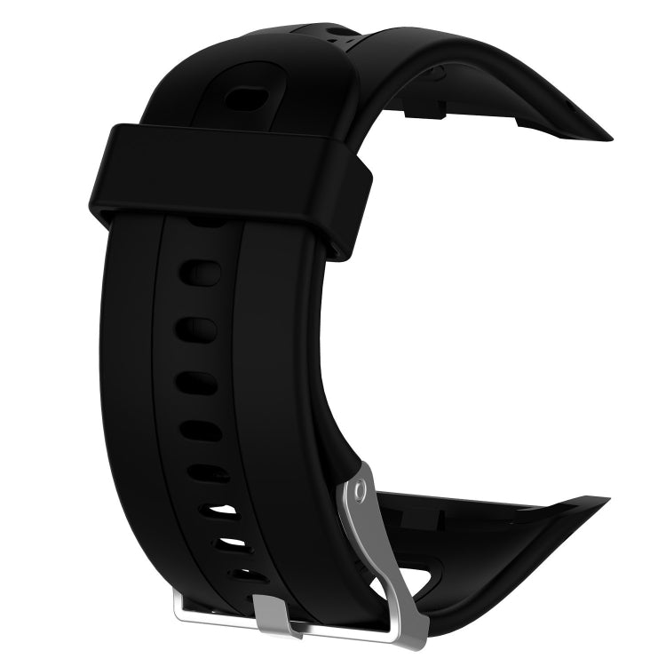 Silicone Sport Watch Band for Garmin Forerunner 10 / 15(Black) - Smart Wear by buy2fix | Online Shopping UK | buy2fix