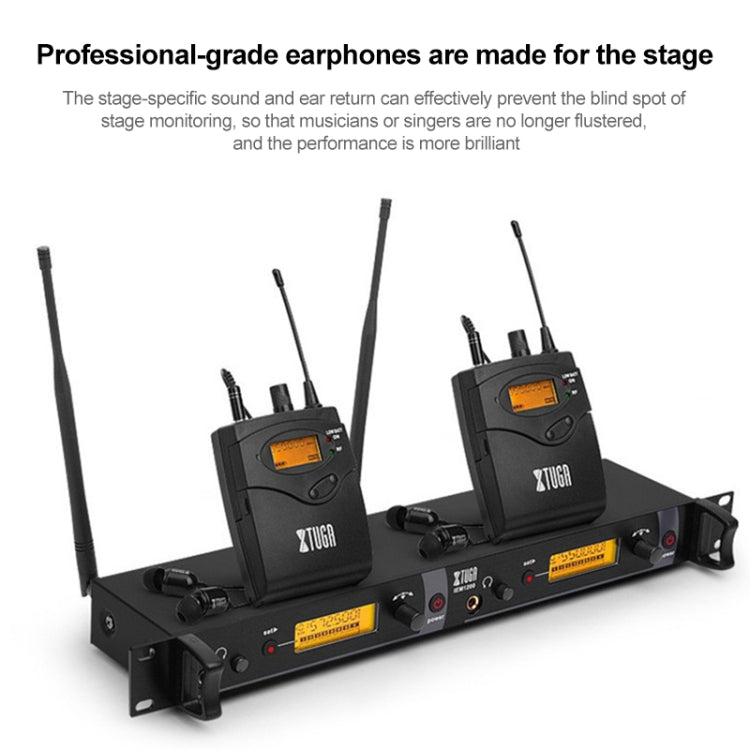 IEM1200 Wireless Transmitter 6 Bodypack Stage Singer In-Ear Monitor System(EU Plug) - Consumer Electronics by buy2fix | Online Shopping UK | buy2fix