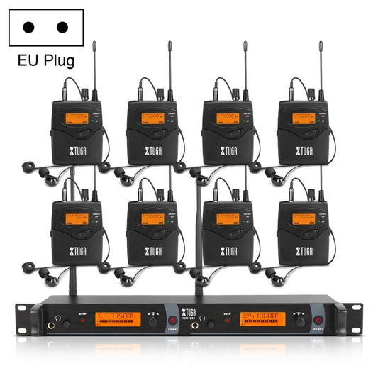 IEM1200 Wireless Transmitter 8 Bodypack Stage Singer In-Ear Monitor System(EU Plug) - Consumer Electronics by buy2fix | Online Shopping UK | buy2fix
