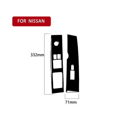 For Nissan 350Z 2003-2005 2pcs Car Window Lift Decorative Sticker, Left Drive - In Car by buy2fix | Online Shopping UK | buy2fix