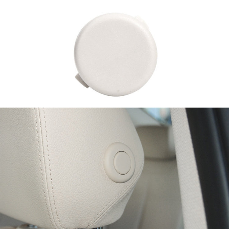 For BMW 3 Series F30 Left Driving Car Front Headrest Switch Button 5210 7362 619(Beige White) - Car Switches by buy2fix | Online Shopping UK | buy2fix