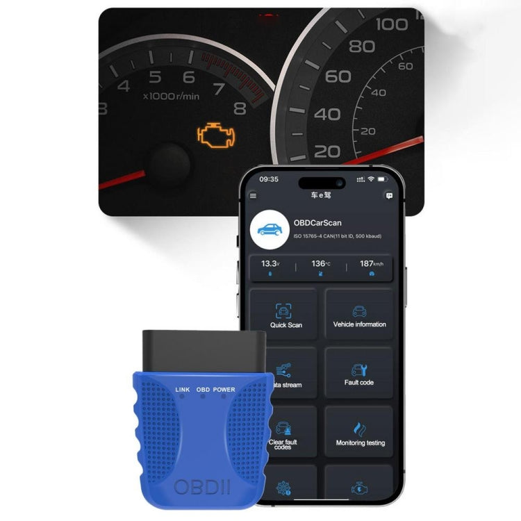 V30 12V Car OBD2 ELM327 Bluetooth Connection Fault Diagnosis Instrument - Code Readers & Scan Tools by buy2fix | Online Shopping UK | buy2fix