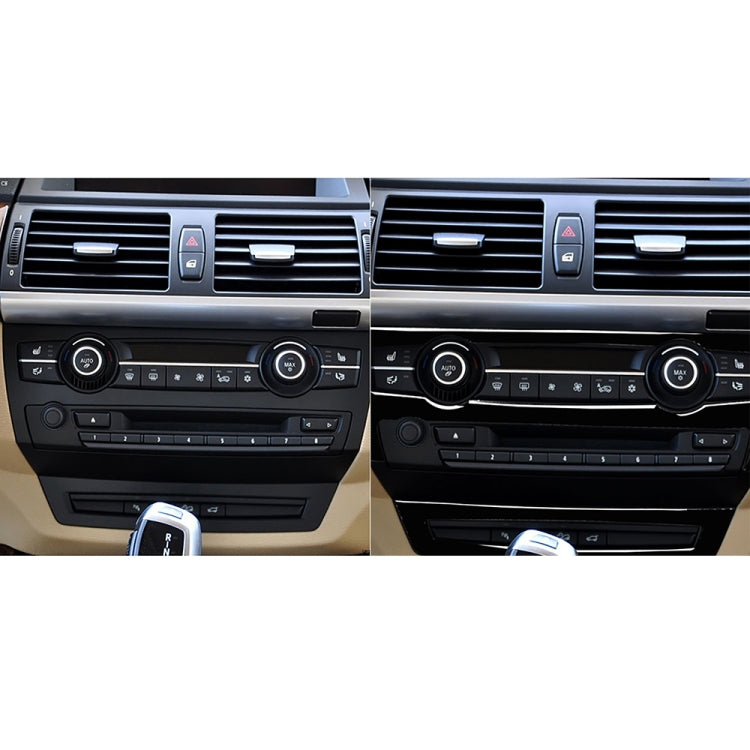 Car Air Conditioner Decorative Sticker Set for BMW E70 X5 2008-2013 / E71 X6 2009-2014, Left and Right Drive Universal(Black) - In Car by buy2fix | Online Shopping UK | buy2fix