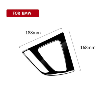 Car Left Drive Gear Panel Decorative Sticker for BMW Series 3 F30 2013-2017 / Series 3GT F34 2013-2017(Black) - In Car by buy2fix | Online Shopping UK | buy2fix