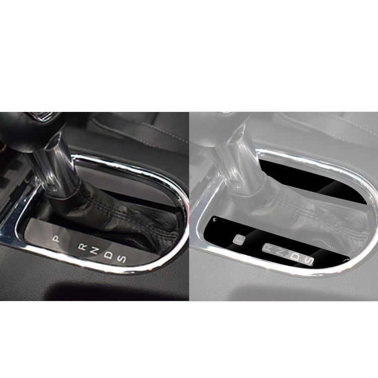 For Ford Mustang 2015-2020 Car Shifter Paddle Decorative Sticker, Left Drive (Black) - In Car by buy2fix | Online Shopping UK | buy2fix