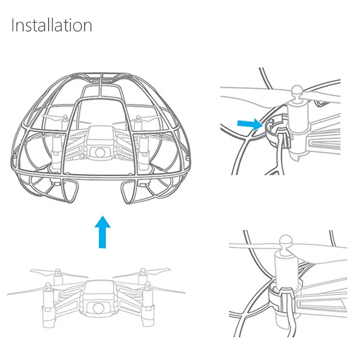 PGYTECH Spherical Protective Cover Cage for DJI TELLO - DJI & GoPro Accessories by PGYTECH | Online Shopping UK | buy2fix