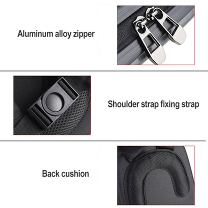 Waterproof Backpack Shoulders Turtle Hard Case Storage Box Outdoor Travel Bag for DJI FPV(Metallic Grey) - DJI & GoPro Accessories by buy2fix | Online Shopping UK | buy2fix