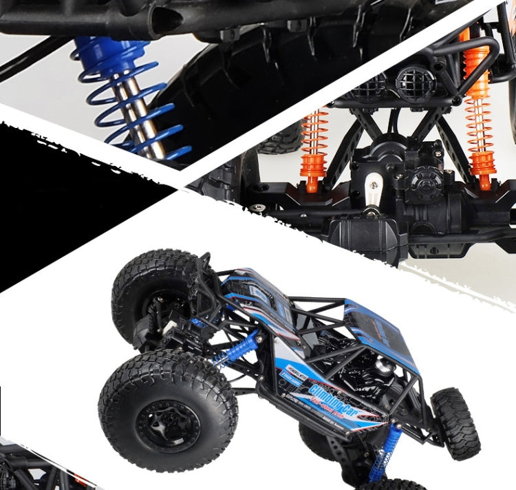 2837 1:10 Large High Speed Four-wheel Climbing Vehicle Model Bigfoot Monster Off-road Remote Control Racing Toy(Orange) - RC Cars by buy2fix | Online Shopping UK | buy2fix