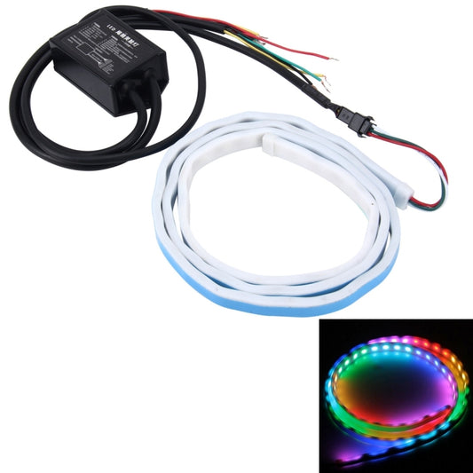 1.5m Car Auto Waterproof Universal Rear Colorful Flowing Light Tail Box Lights Red Light Brake Light Yellow Light Turn Signal Light LED Lamp Strip Tail Decoration, DC 9-36V - Brake Lights by buy2fix | Online Shopping UK | buy2fix