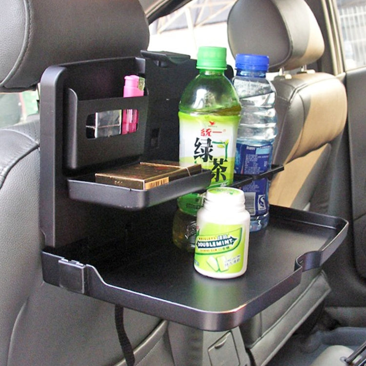 SHUNWEI SD-1503 Vehicle Multi-function Foldable Tray Back Seat Table Drink Food Cup Holder Travel Dining Tray Organzier - Stowing Tidying by SHUNWEI | Online Shopping UK | buy2fix