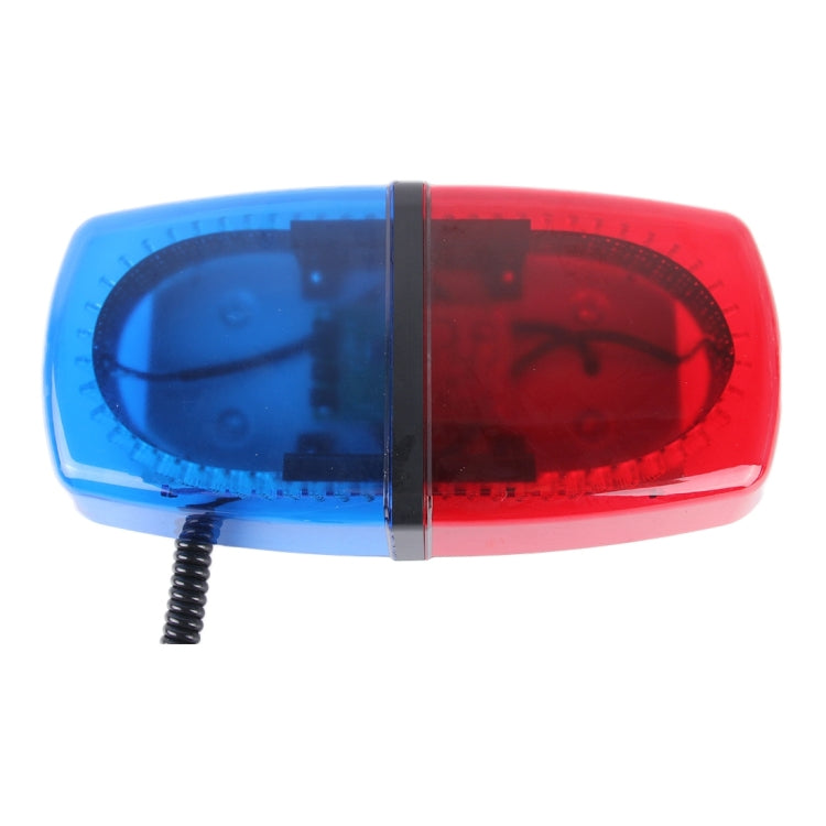 25W 240 LEDs Red Light + Blue Light Waterproof Strobe Light Dome Warning Light, DC 12V， Wire Length: 60cm - Warning Lights by buy2fix | Online Shopping UK | buy2fix