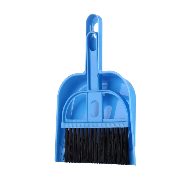 Mini Desktop Car Keyboard Sweep Cleaning Brush Small Broom Dustpan Set(Blue) - Car washing supplies by buy2fix | Online Shopping UK | buy2fix