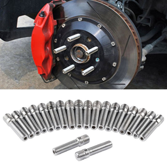 20 PCS 5cm Universal Car Modification Extended Wheels Stud Conversion M12x1.5 to M12x1.5 Screw Adapter LN032 LN033 LN044 - In Car by buy2fix | Online Shopping UK | buy2fix