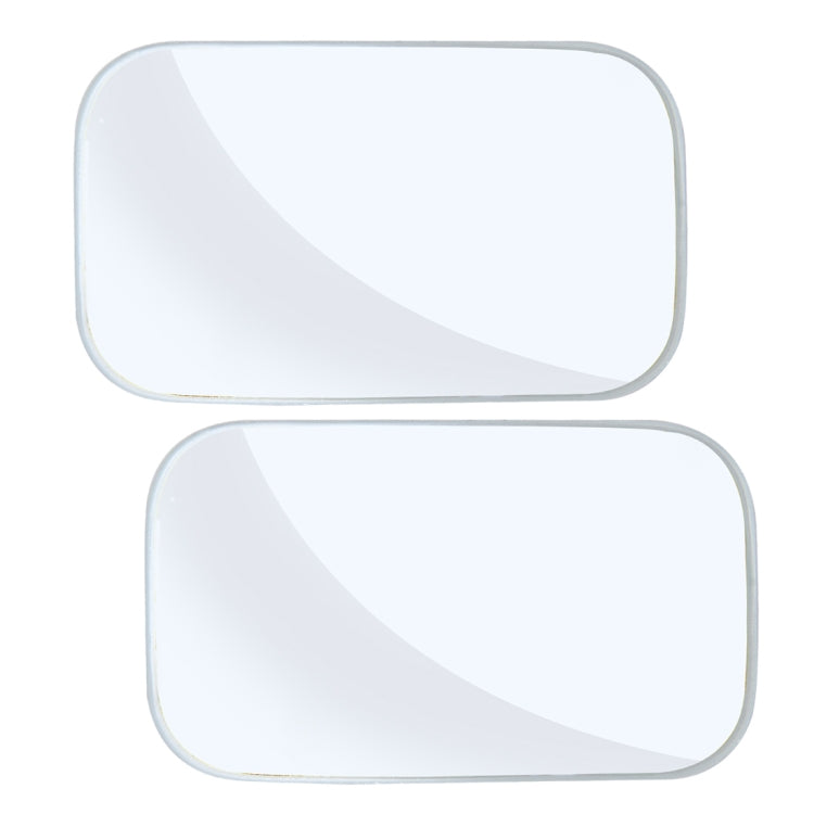 3R-054 2 PCS Car Truck Square Blind Spot Rear View Wide Angle Mirror Blind Spot Mirror 360 Degree Adjustable Wide-angle Mirror, Size: 7*4cm - Convex Mirror & Accessories by 3R | Online Shopping UK | buy2fix