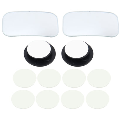 3R-054 2 PCS Car Truck Square Blind Spot Rear View Wide Angle Mirror Blind Spot Mirror 360 Degree Adjustable Wide-angle Mirror, Size: 7*4cm - Convex Mirror & Accessories by 3R | Online Shopping UK | buy2fix