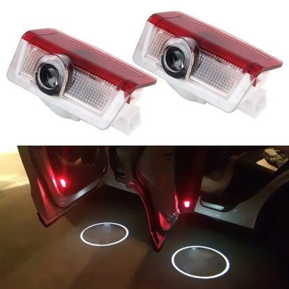 2 PCS LED Car Door Welcome Logo Car Brand 3D Shadow Light for Mercedes-Benz - In Car by buy2fix | Online Shopping UK | buy2fix