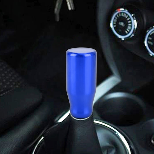 Universal Car Modified Gear Shift Knob Solid Color Smooth Auto Transmission Shift Lever Knob with Three Rubber Covers(Blue) - Shift Knob by buy2fix | Online Shopping UK | buy2fix