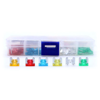 60 PCS Assorted Car Motorcycle Truck Mini Low Profile Fuse Micro Blade Fuse Set 5A 10A 15A 20A 25A 30Amp & Test Pencil - In Car by buy2fix | Online Shopping UK | buy2fix