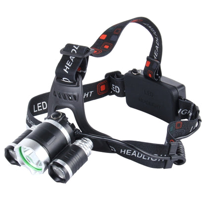 LED Headlamp High Power Bright Headlight , 3 CREE T6 with Charger, NO Including Batteries - Headlamp by buy2fix | Online Shopping UK | buy2fix