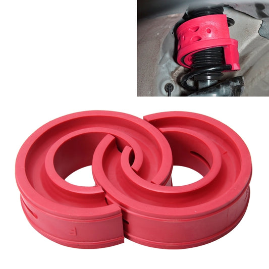 2 PCS Car Auto F Type Shock Absorber Spring Bumper Power Cushion Buffer, Spring Spacing: 13mm, Colloid Height: 36mm(Red) - In Car by buy2fix | Online Shopping UK | buy2fix