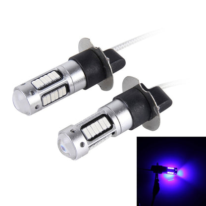 2 PCS H3 10W 30 SMD-4014 LEDs Car Fog Light, DC 12V(Blue Light) - Fog / Driving Lights by buy2fix | Online Shopping UK | buy2fix