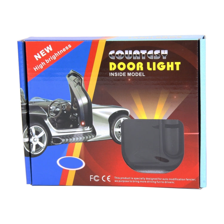 2 PCS LED Ghost Shadow Light, Car Door LED Laser Welcome Decorative Light, Display Logo for Honda Car Brand(Black) - Door Lights by buy2fix | Online Shopping UK | buy2fix