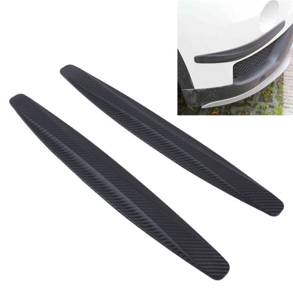 2 PCS Universal Car Body Carbon Fiber Bumper Guard Protector Sticker/Car Crash Bar Bumper Strips /Car Crash Strips/Anti-rub Strips/Anti-rub Bar(Black) - Anti Collision Sticker by buy2fix | Online Shopping UK | buy2fix