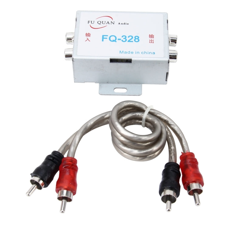 FQ-328 3.5mm Car RCA Amplifier Audio Noise Filter - In Car by buy2fix | Online Shopping UK | buy2fix