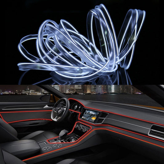 3m Cold Light Flexible LED Strip Light For Car Decoration(White Light) - Atmosphere lights by buy2fix | Online Shopping UK | buy2fix