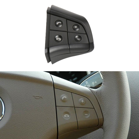 Car Right Side 4-button Steering Wheel Switch Buttons Panel 1648200110 for Mercedes-Benz W164, Left Driving (Black) - In Car by buy2fix | Online Shopping UK | buy2fix