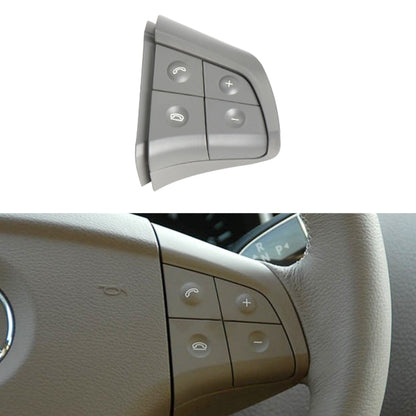 Car Right Side 4-button Steering Wheel Switch Buttons Panel 1648200110 for Mercedes-Benz W164, Left Driving (Grey) - In Car by buy2fix | Online Shopping UK | buy2fix