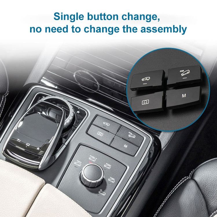 Car Model B3 Downhill Auxiliary Switch Shift Button for Mercedes-Benz GL GLE Class W166, Left Driving - In Car by buy2fix | Online Shopping UK | buy2fix
