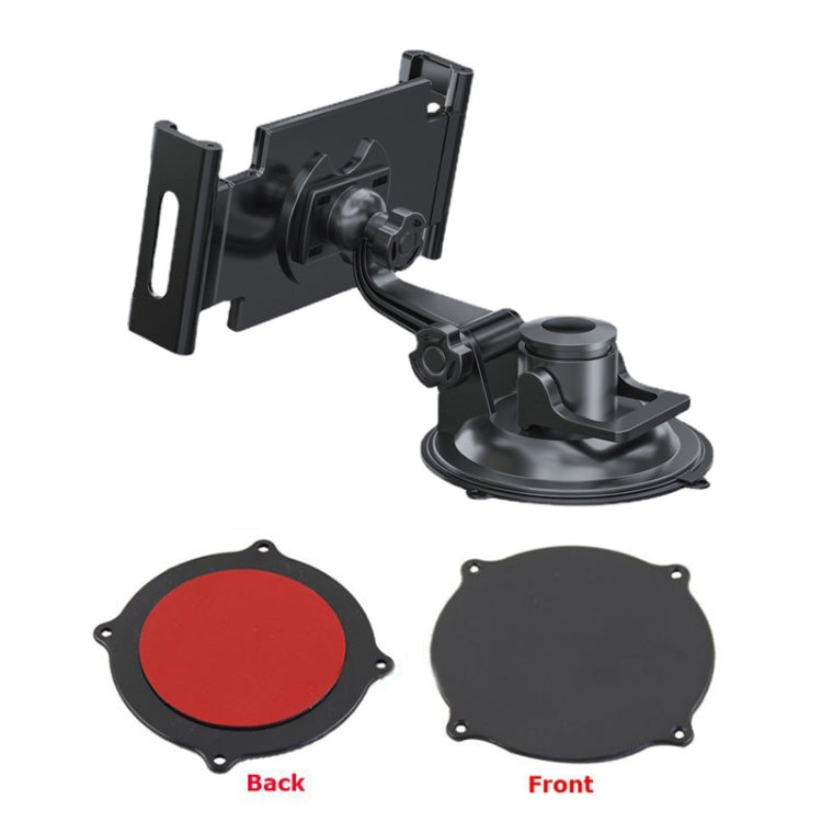 Car Dashboard Tablet Holder PVC Suction Cup Windshield Bracket + Tray - In Car by buy2fix | Online Shopping UK | buy2fix