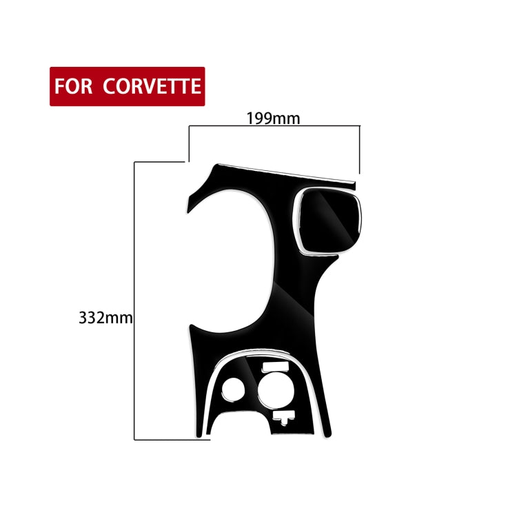 For Chevrolet Corvette C5 1998-2004 3 in 1 Car Gear Panel D Decorative Sticker, Left Drive - In Car by buy2fix | Online Shopping UK | buy2fix